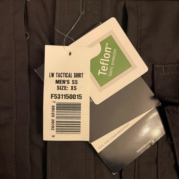 Propper Lightweight Tactical Shirt Zip Up Size XS - Picture 4 of 4